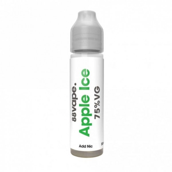Apple Ice E Liquid - Add Nic Series (50ml Shortfill)