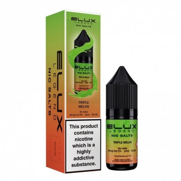 Triple Melon Nic Salt E Liquid - Legend Series (10ml)