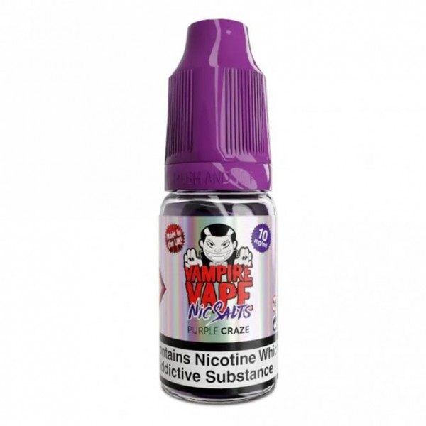 Purple Craze Nic Salts E Liquid (10ml)