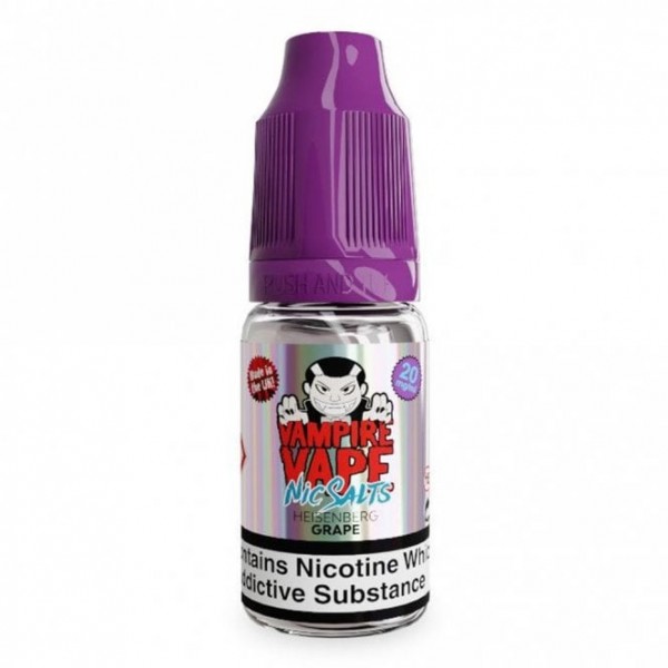 Heisenberg Grape Nic Salts E Liquid (10ml)
