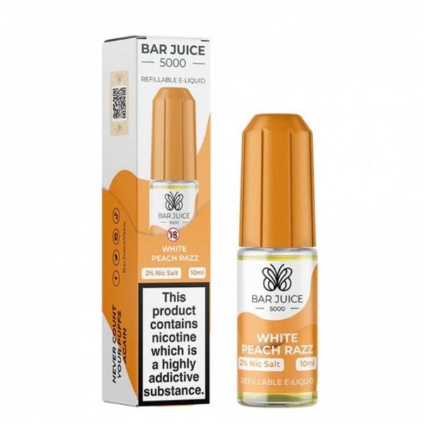 White Peach Razz Nic Salt E Liquid (10ml)