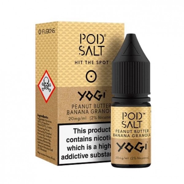 Peanut Butter Banana Granola Nic Salt E Liquid - Fusion Series (10ml)