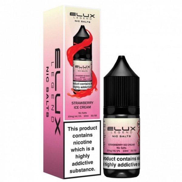 Strawberry Ice Cream Nic Salt E Liquid - Legend Series (10ml)