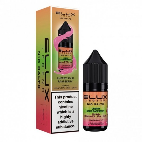 Cherry Sour Raspberry Nic Salt E Liquid - Legend Series (10ml)