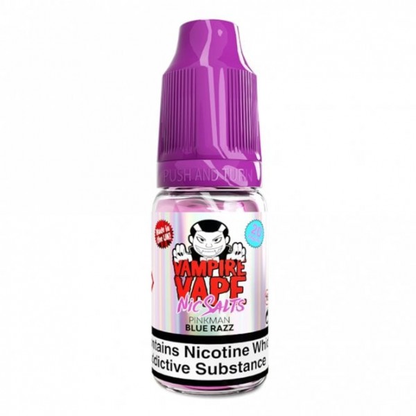 Pinkman Blue Razz Nic Salts E Liquid (10ml)