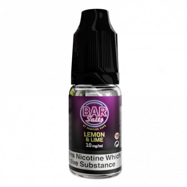 Lemon & Lime Nic Salt E Liquid - Bar Salts Series (10ml)