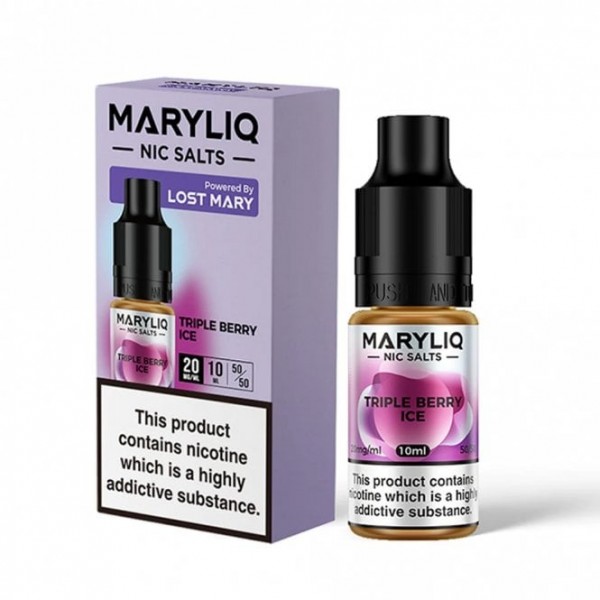 Triple Berry Ice E Liquid - Lost Mary Maryliq Series (10ml)