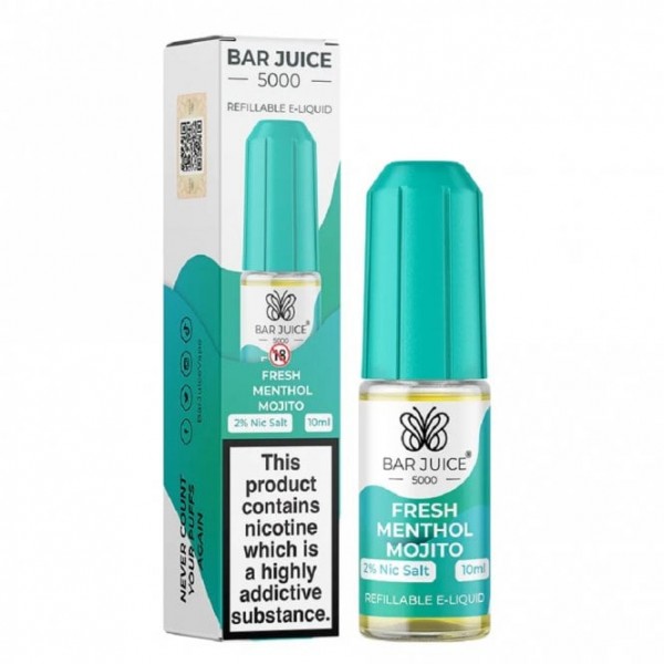 Fresh Menthol Mojito Nic Salt E Liquid (10ml)
