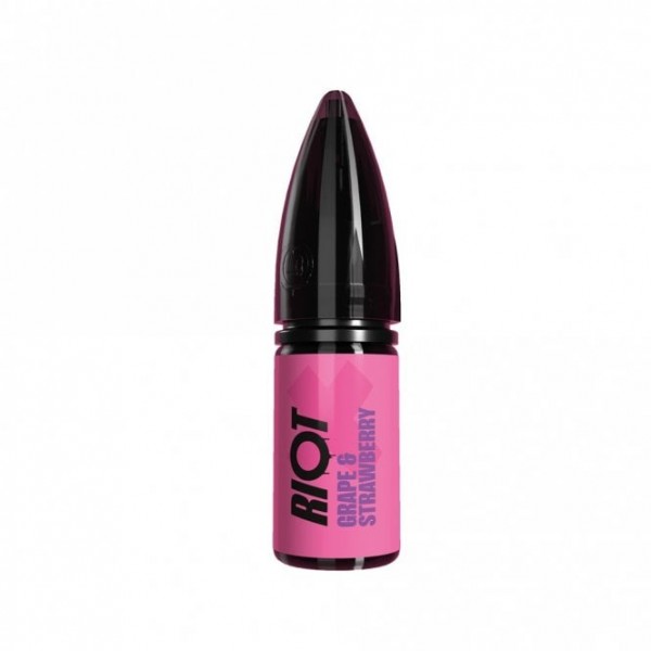 Grape & Strawberry Nic Salt E Liquid - Riot X (10ml)