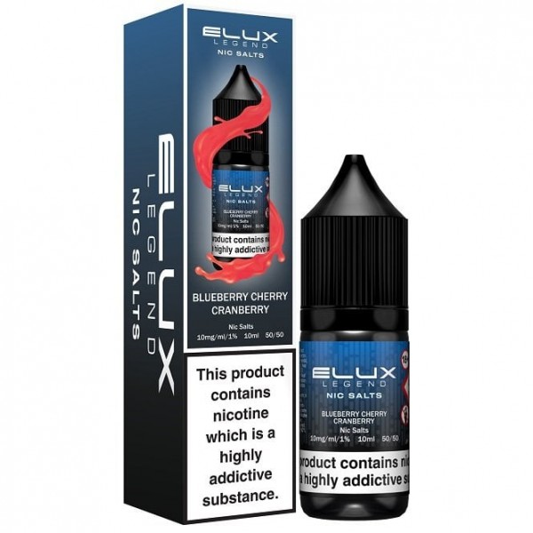 Blueberry Cherry Cranberry Nic Salt E Liquid - Legend Series (10ml)