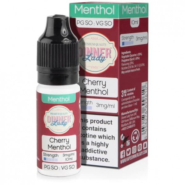 Cherry Menthol E-Liquid - 50/50 Series (10ml)