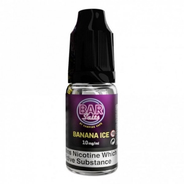 Banana Ice Nic Salt E Liquid - Bar Salts Series (10ml)