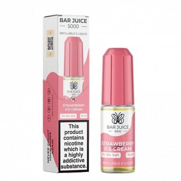 Strawberry Ice Cream Nic Salt E Liquid (10ml)