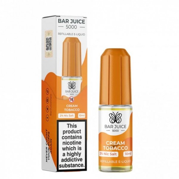 Cream Tobacco Nic Salt E Liquid (10ml)
