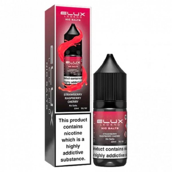 Strawberry Raspberry Cherry Nic Salt E Liquid - Legend Series (10ml)