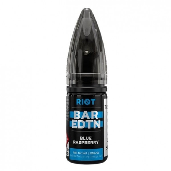 Blue Raspberry Nic Salt E Liquid - Bar Edition (10ml)