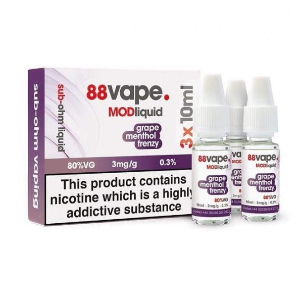 Grape Menthol MOD E Liquid (3 x 10ml)
