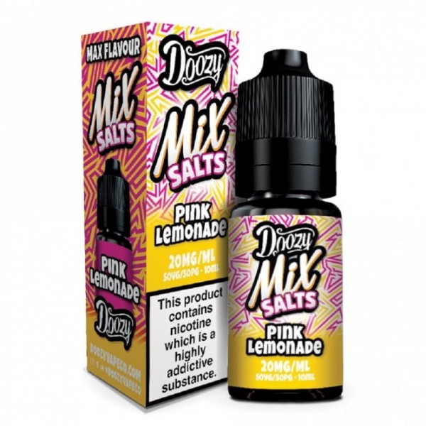 Pink Lemonade Nic Salt E Liquid – Doozy Mix Salts Series (10ml)