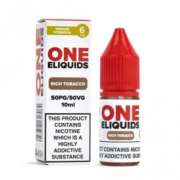 Rich Tobacco E Liquid - 50/50 Series (10ml)