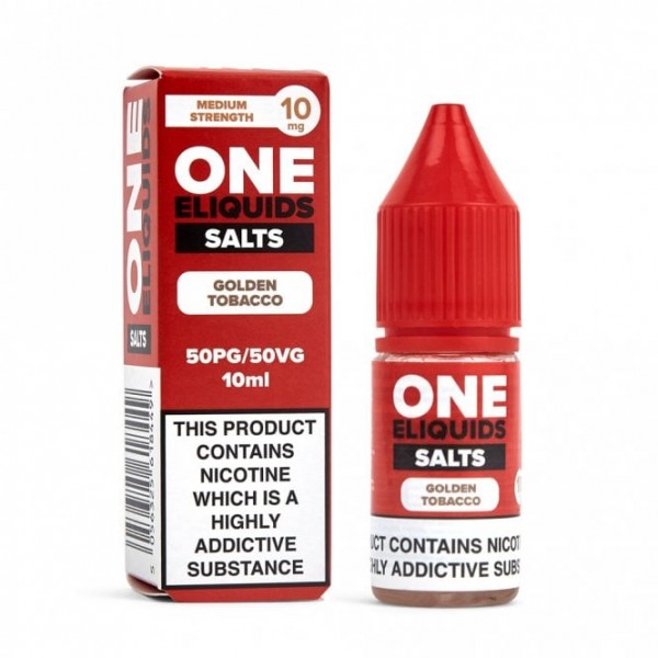 Golden Tobacco Nic Salt E Liquid (10ml)