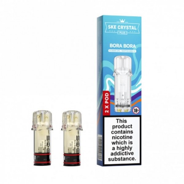 Bora Bora Nic Salt E Liquid Pods - Crystal Plus (2 x 2ml)