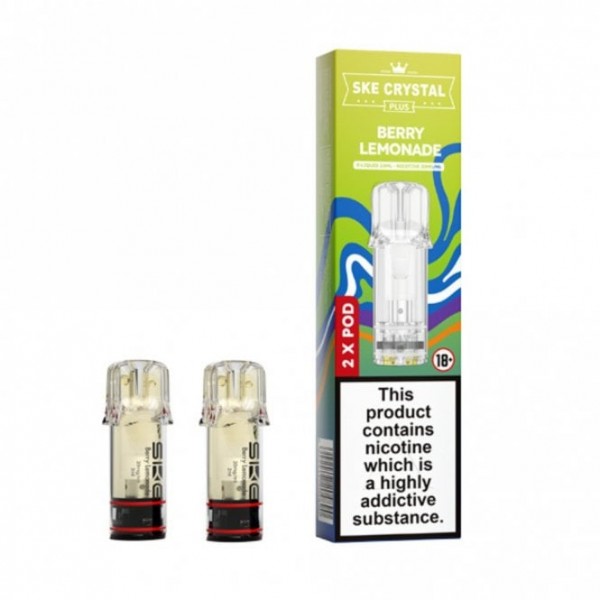 Berry Lemonade Nic Salt E Liquid Pods - Crystal Plus (2 x 2ml)