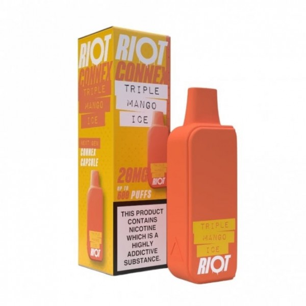 Triple Mango Ice Nic Salt E Liquid Pod