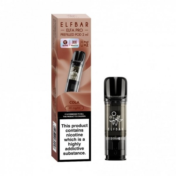Cola Nic Salt E Liquid Pods - Elfa PRO Series (2 x 2ml)