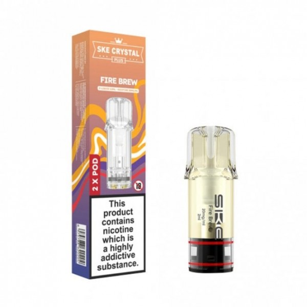Fire Brew Nic Salt E Liquid Pods - Crystal Plus (2 x 2ml)