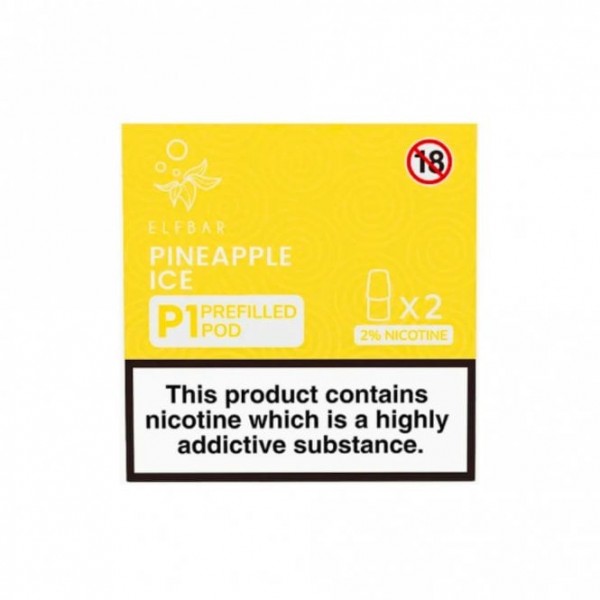 Pineapple Ice Mate P1 Nic Salt E Liquid Pods (2 x 2ml)