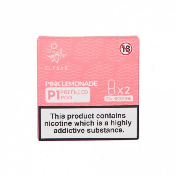 Pink Lemonade Mate P1 Nic Salt E Liquid Pods (2 x 2ml)