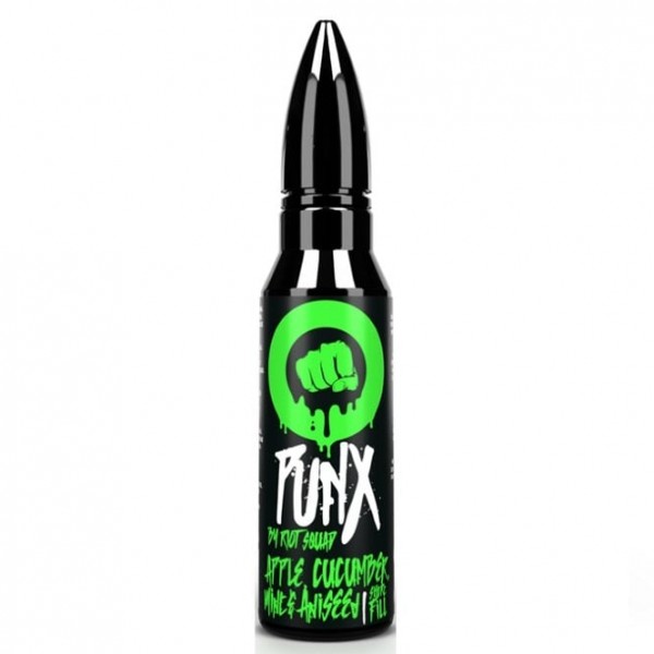 Apple, Cucumber, Mint & Aniseed E Liquid - Punx Series (50ml Shortfill)