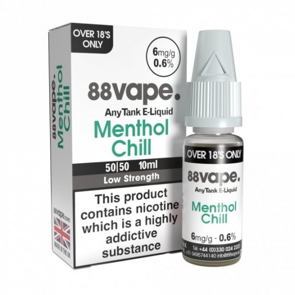 Menthol Chill E Liquid - AnyTank & Original Series (10ml)