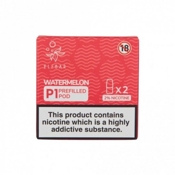 Watermelon Mate P1 Nic Salt E Liquid Pods (2 x 2ml)
