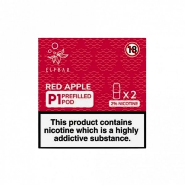Red Apple P1 Nic Salt E Liquid Pods (2 x 2ml)