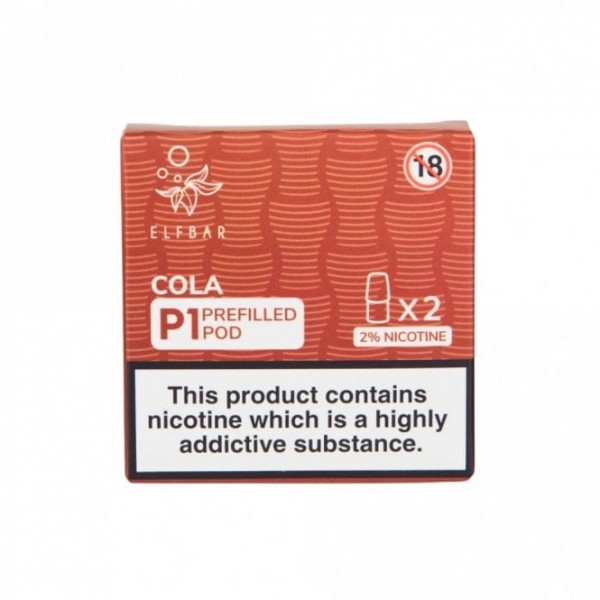 Cola Mate P1 Nic Salt E Liquid Pods (2 x 2ml)